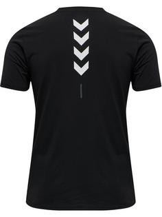 Rückansicht von hummel hmlTE CALLUM COTTON T-SHIRT Funktionsshirt Herren BLACK