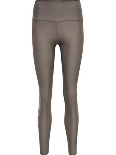 hummel hmlTE TOLA HIGH WAIST TIGHTS Tights Damen DRIFTWOOD