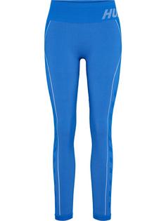 hummel hmlTE CHRISTEL SEAMLESS MW TIGHTS Tights Damen PLACID BLUE/LAPIS BLUE MELANGE