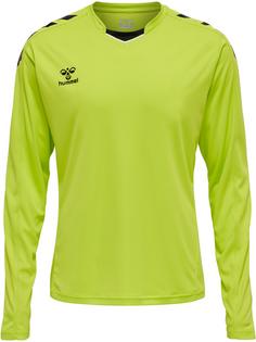 hummel hmlCORE XK POLY JERSEY L/S Funktionsshirt LIME POPSICLE