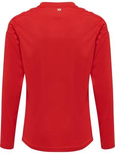 Rückansicht von hummel hmlCORE XK POLY JERSEY L/S KIDS Funktionsshirt Kinder TRUE RED