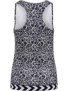 Rückansicht von hummel hmlNANNA TOP Funktionsshirt Kinder BLACK/WHITE