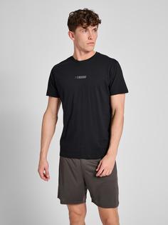 Rückansicht von hummel hmlOFFGRID TEE S/S Funktionsshirt Herren JET BLACK/FORGED IRON