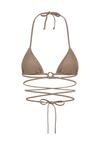 LSCN by Lascana Triangel-Bikini-Top Bikini Oberteil Damen - grau