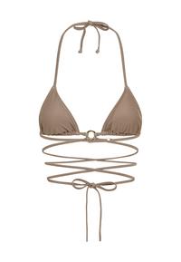 LSCN by Lascana Triangel-Bikini-Top Bikini Oberteil Damen - grau