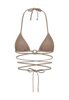 LSCN by Lascana Triangel-Bikini-Top Bikini Oberteil Damen grau