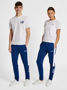 Rückansicht von hummel hmlLGC AGILITY LSS PANTS Hose ESTATE BLUE