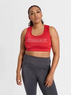 Rückansicht von hummel hmlTE CURVY SPORTS BRA PLUS Funktionstop Damen AMERICAN BEAUTY