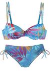 Lascana B&uuml;gel-Bikini Bikini Set Damen - blau