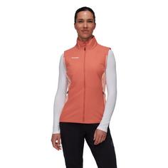 Rückansicht von Mammut Rime Light Flex Outdoorweste Damen brick-quartz dust