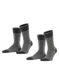 ESPRIT Piqu&eacute; Dot SO  2-Pack Socken Herren - anthra.mel (3081)