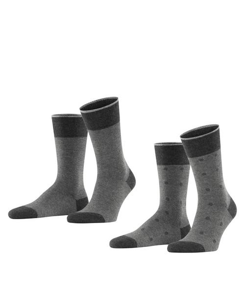 ESPRIT Piqu&eacute; Dot SO  2-Pack Socken Herren