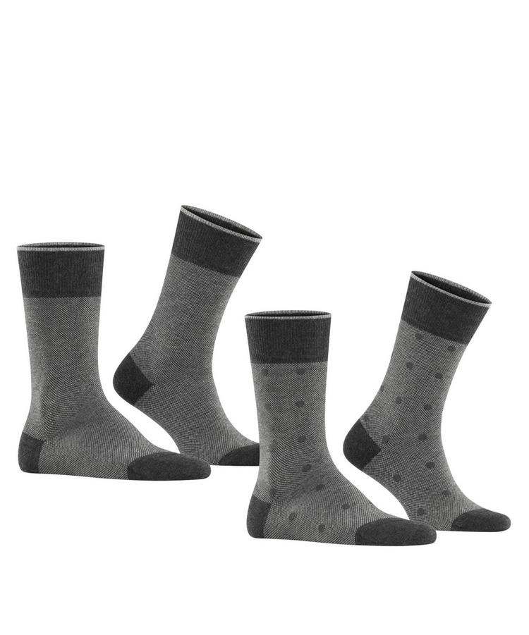 ESPRIT ESPRIT Piqu&eacute; Dot SO  2-Pack Socken Herren - anthra.mel (3081) - 0 | SportScheck