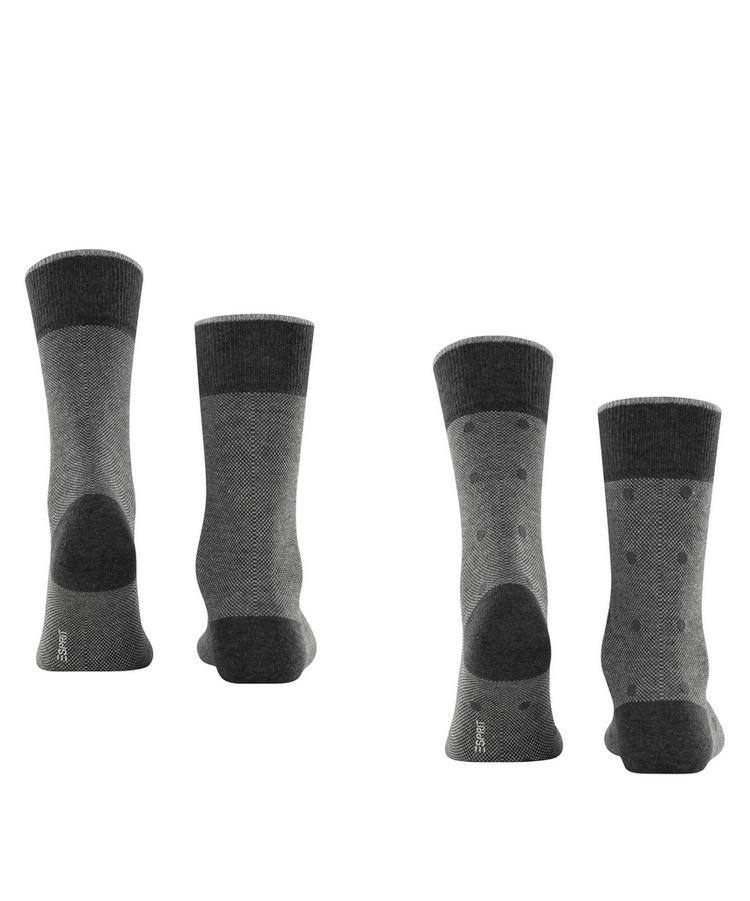 ESPRIT ESPRIT Piqu&eacute; Dot SO  2-Pack Socken Herren - anthra.mel (3081) - 0 | SportScheck