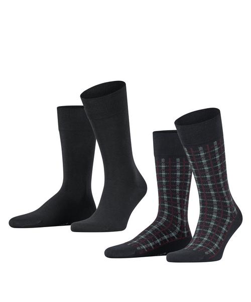 ESPRIT Multi Check SO  2-Pack Socken Herren