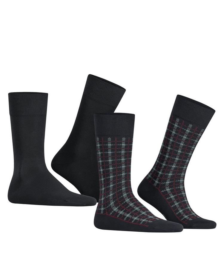 ESPRIT ESPRIT Multi Check SO  2-Pack Socken Herren - black (3000) - 0 | SportScheck