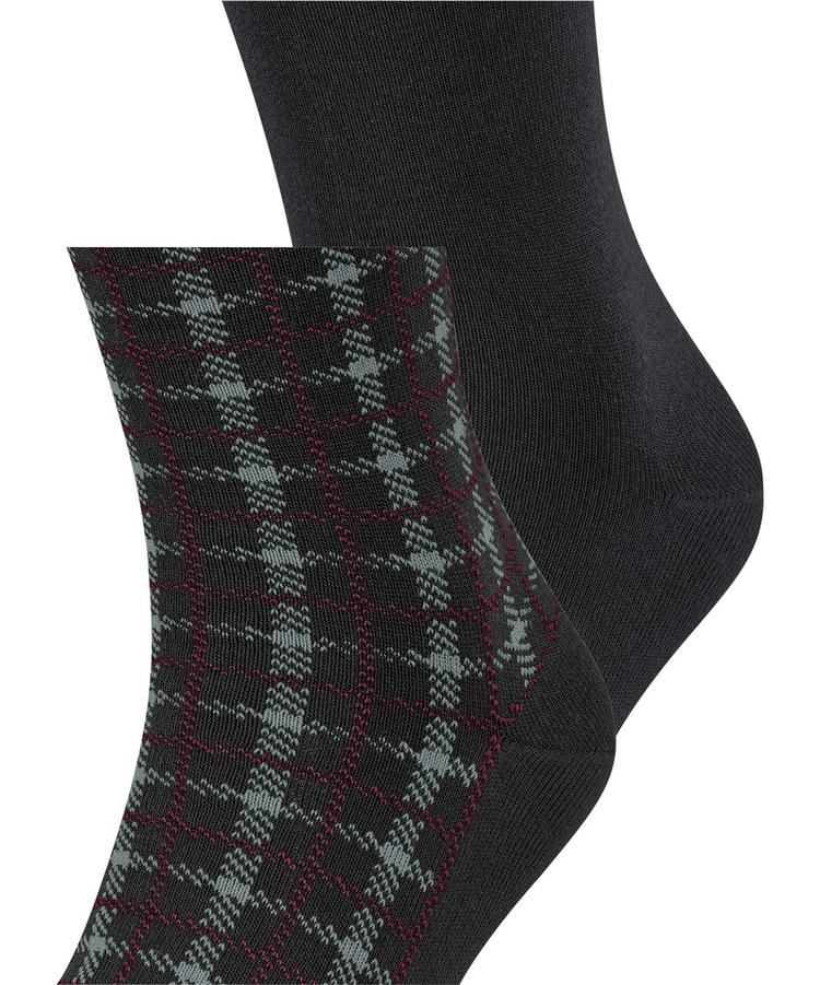 ESPRIT ESPRIT Multi Check SO  2-Pack Socken Herren - black (3000) - 1 | SportScheck