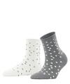 ESPRIT Irregular Dots  2-Pack Socken Damen - sortiment (0010)