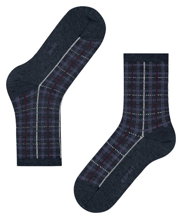 ESPRIT ESPRIT Check SO Socken Damen - navy mel. (6127) - 2 | SportScheck