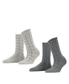 ESPRIT Checks SO 2-Pack Freizeitsocken Damen sortiment (0020)