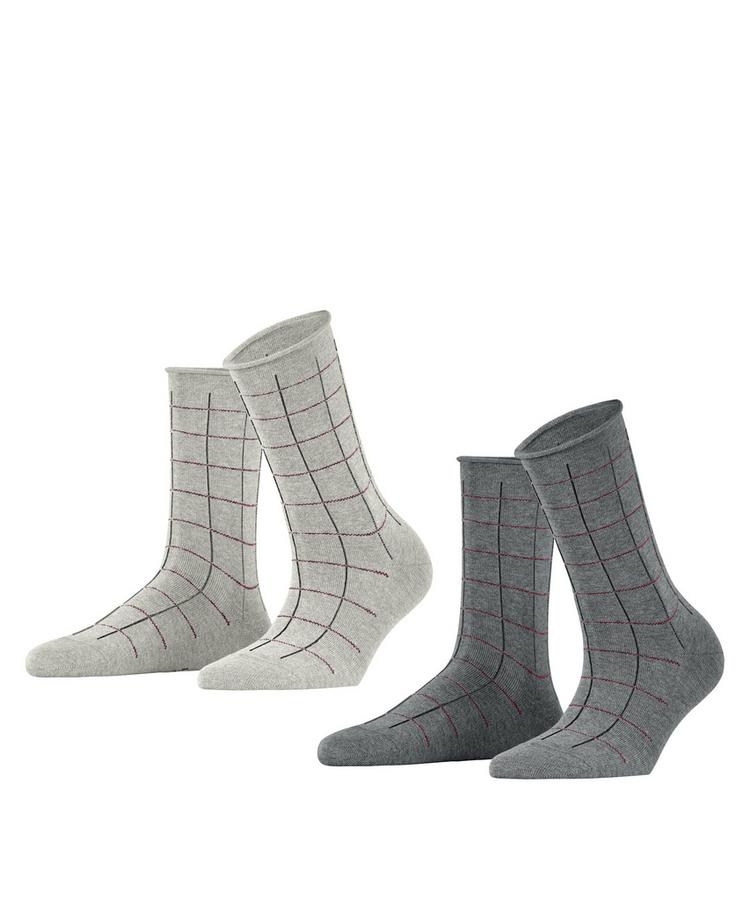 ESPRIT ESPRIT Checks SO 2-Pack Socken Damen - sortiment (0020) - 0 | SportScheck