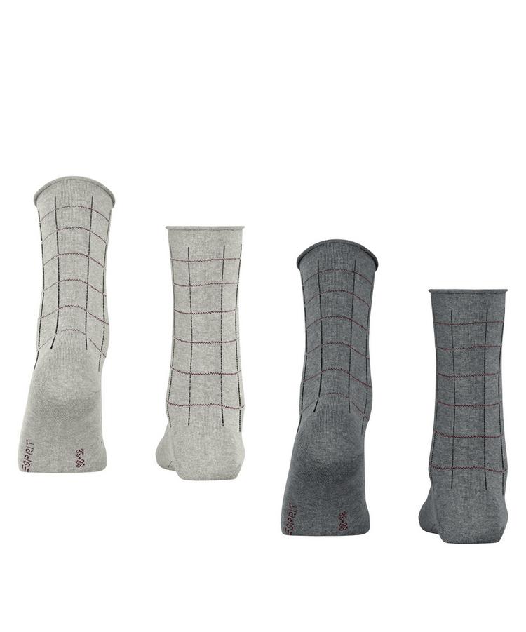 ESPRIT ESPRIT Checks SO 2-Pack Socken Damen - sortiment (0020) - 0 | SportScheck