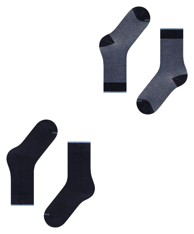 ESPRIT ESPRIT Refined Piqu&eacute; SO  2-Pack Socken Damen - marine (6120) - 2 | SportScheck