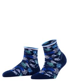 ESPRIT Ginkgo Leaves ShSO Freizeitsocken Damen marine (6120)