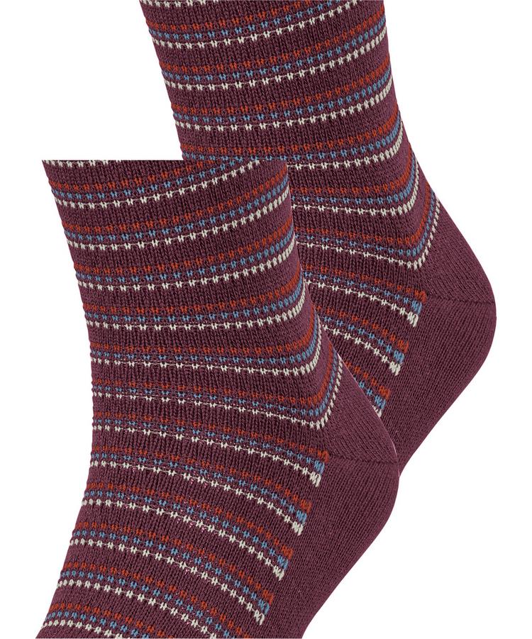 ESPRIT ESPRIT Piqu&eacute; Stripe SO  2-Pack Socken Herren - shadow red (8138) - 1 | SportScheck