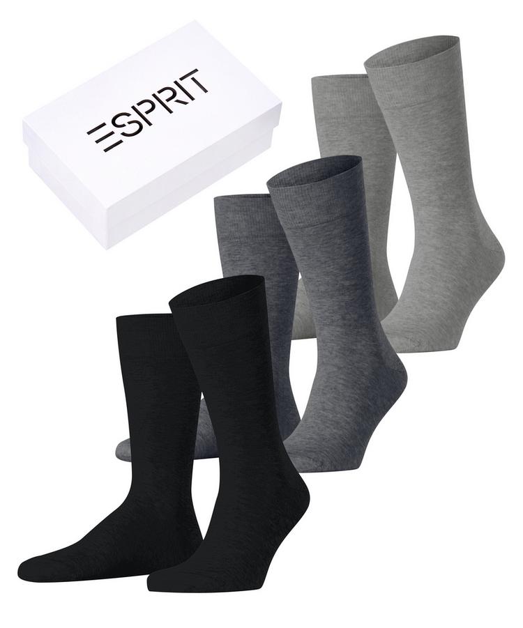 ESPRIT ESPRIT Solid-Mix SO 3-Pack Socken Herren - sortiment (0010) - 0 | SportScheck