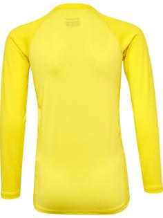 Rückansicht von hummel Funktionsshirt Kinder BLAZING YELLOW