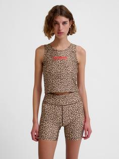 Rückansicht von hummel hmlFAST CROPPED TOP Funktionstop Damen BOULDER