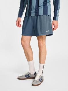 Rückansicht von hummel Funktionsshorts Herren BLUE MIRAGE