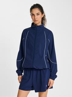 Rückansicht von hummel Funktionssweatshirt Damen DRESS BLUES