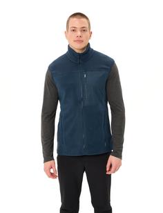 Rückansicht von VAUDE Men's Rosemoor Fleece Vest Outdoorweste Herren dark sea