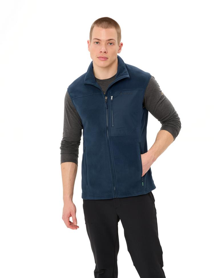 VAUDE VAUDE Men's Rosemoor Fleece Vest Outdoorweste Herren - dark sea - 2 | SportScheck