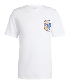 adidas Graphic T-Shirt Weiß T-Shirt Herren weiss