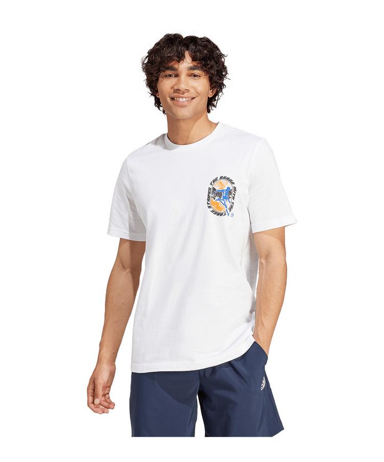 adidas adidas Graphic T-Shirt Wei&szlig; T-Shirt Herren - weiss - 0 | SportScheck
