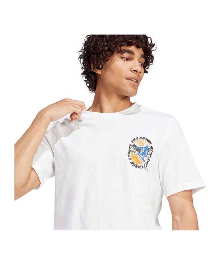adidas adidas Graphic T-Shirt Wei&szlig; T-Shirt Herren - weiss - 2 | SportScheck