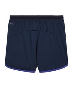 Rückansicht von PUMA IndividualBLaze Short Damen Fußballshorts Damen blau
