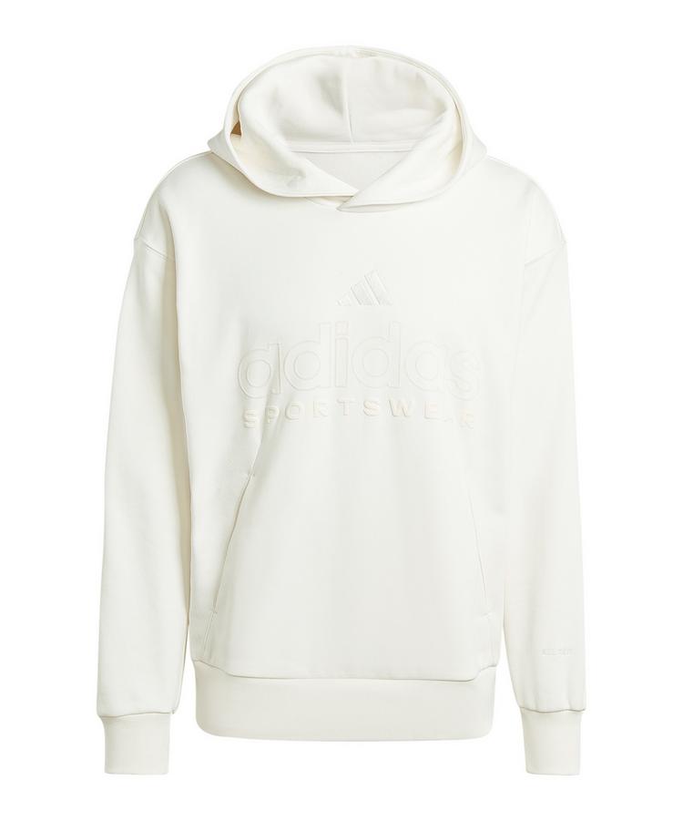 adidas adidas All SZN Fleece Graphic Hoody Wei&szlig; Funktionssweatshirt Herren - weiss - 0 | SportScheck