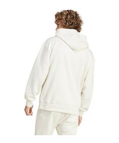 Rückansicht von adidas All SZN Fleece Graphic Hoody Weiß Funktionssweatshirt Herren weiss