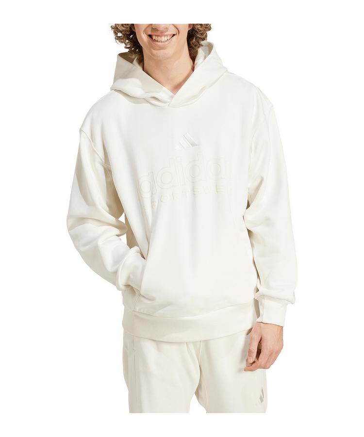 adidas adidas All SZN Fleece Graphic Hoody Wei&szlig; Funktionssweatshirt Herren - weiss - 0 | SportScheck