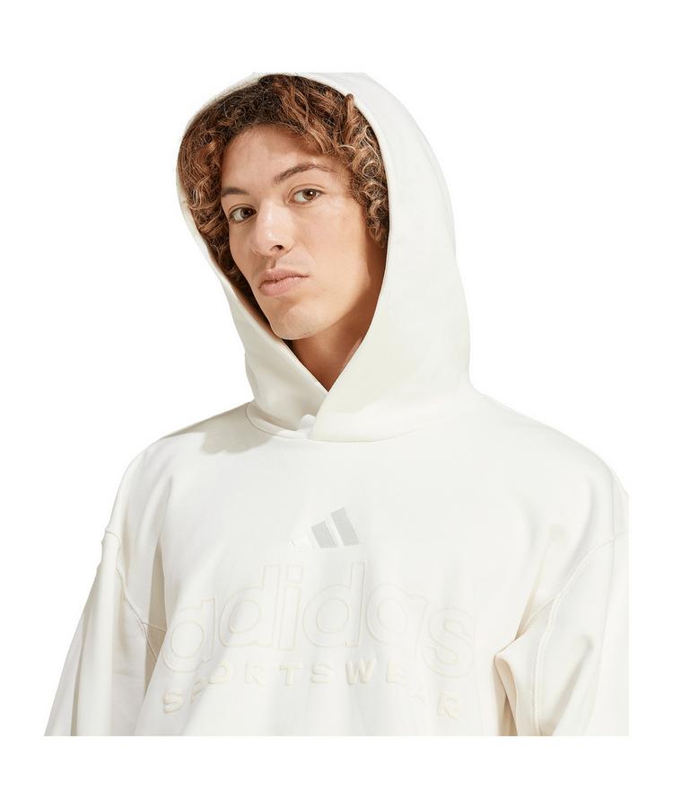 adidas adidas All SZN Fleece Graphic Hoody Wei&szlig; Funktionssweatshirt Herren - weiss - 2 | SportScheck