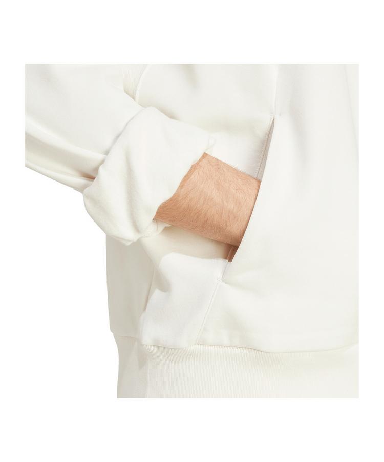 adidas adidas All SZN Fleece Graphic Hoody Wei&szlig; Funktionssweatshirt Herren - weiss - 3 | SportScheck