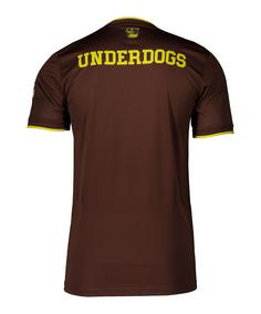 Rückansicht von adidas Berlin Underdogs Trikot Home 2025 Fußballtrikot Herren gelb