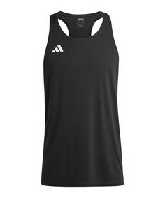 adidas Tanktop Laufshirt Herren schwarz