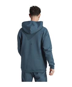 Rückansicht von adidas Zne Premium Hoody Funktionssweatshirt Herren tuerkis
