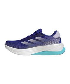 Rückansicht von adidas Supernova Solution Damen Laufschuhe Damen blau