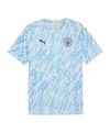 PUMA Manchester City Warm Up T-Shirt T-Shirt Herren - blau
